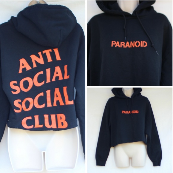 anti social social club crop top